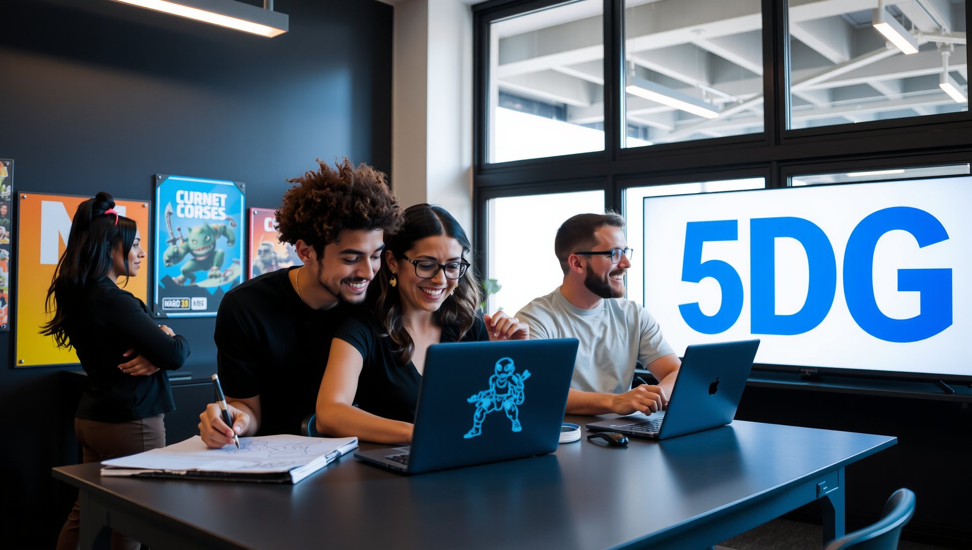 Diverses Team bei PlayZusu in Hannover, das an innovativer Game Entwicklung arbeitet - Game Developer Jobs Hannover